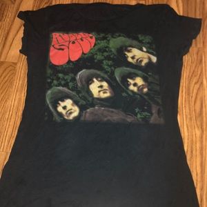 Black Beatles shirt